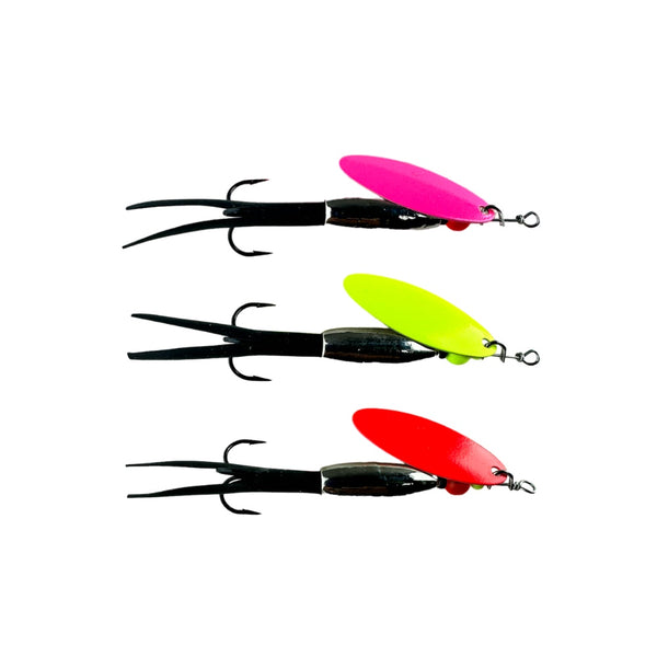 Rolla Flying C Fluorescent With Black Body - 3 PCS set