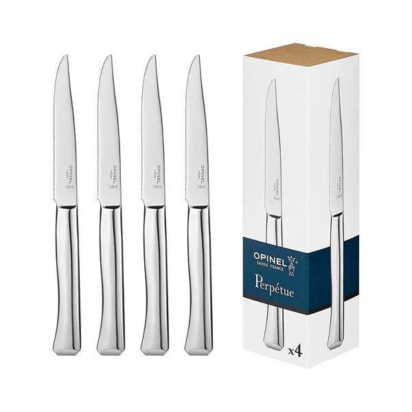 Opinel Perpétue stainless steel cutlery Table Knife - Set of 4