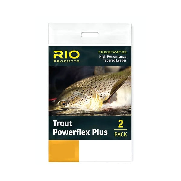 Rio Trout Powerflex Plus Leader - 9ft (2 pack)