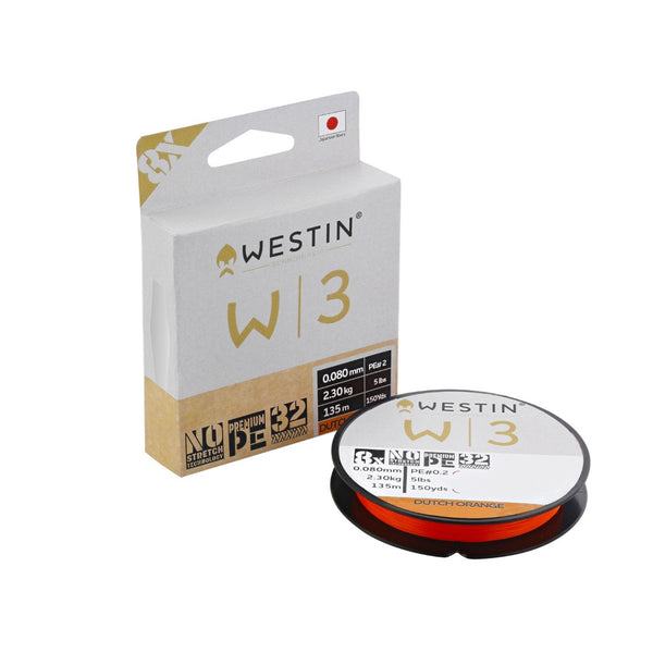 Westin W3 8-Braid Dutch Orange 135m/150yds