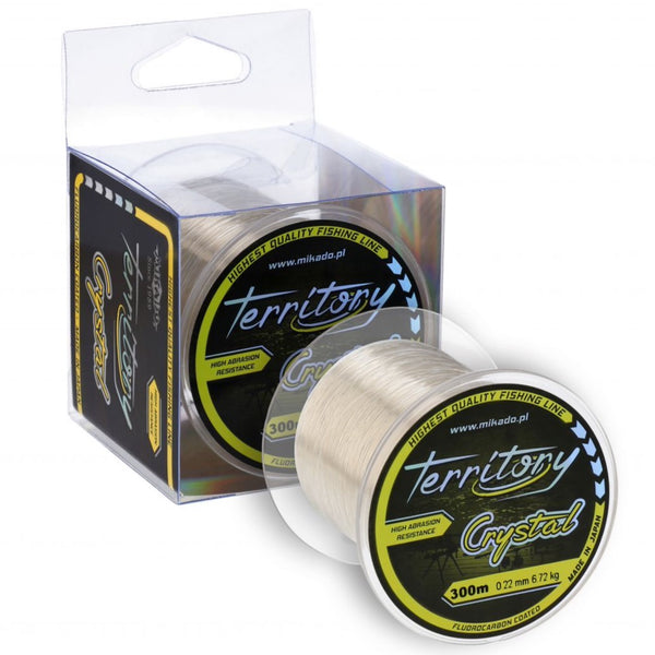 Mikado Territory Crystal Fluorocarbon Coated Line - 300m