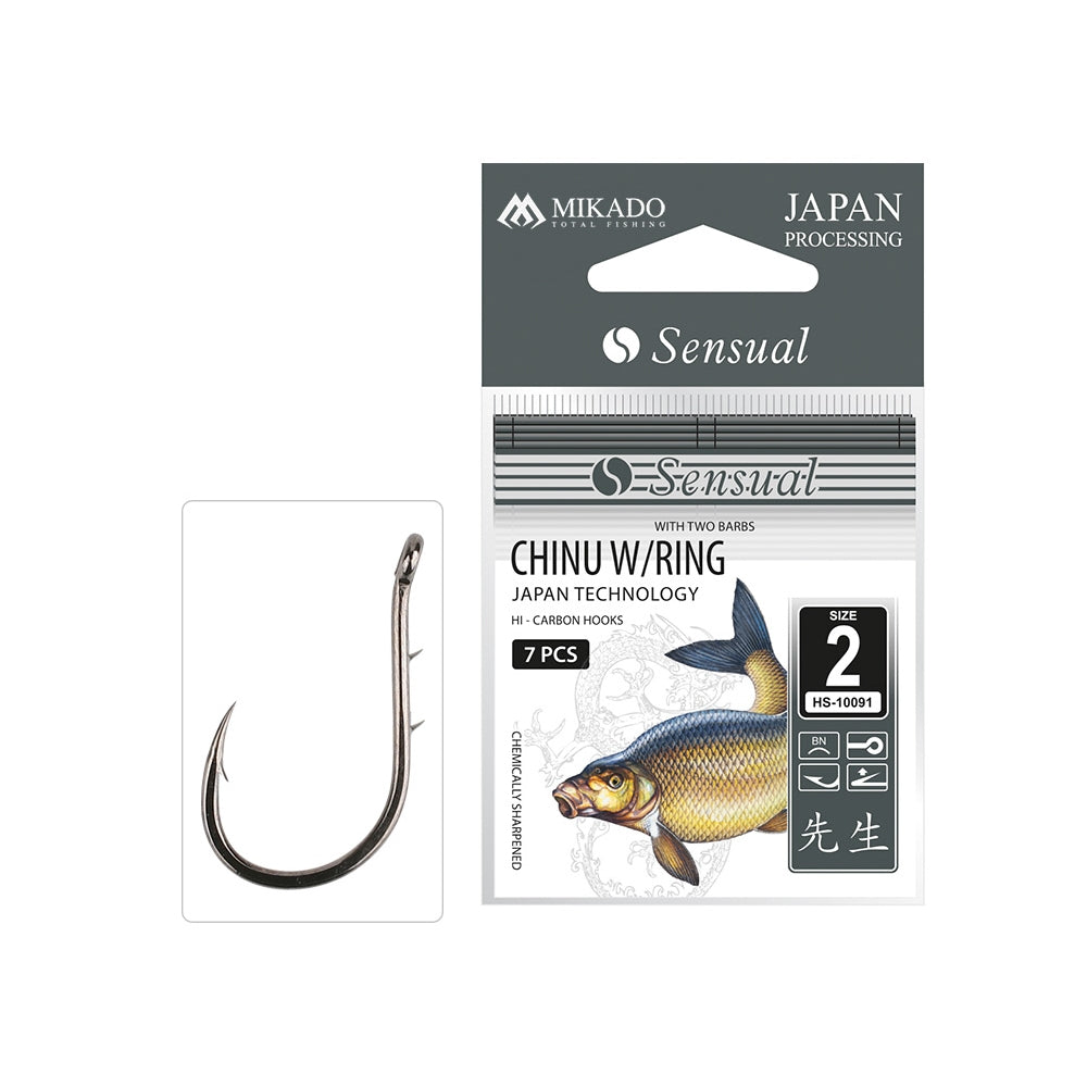 Mikado Hooks - Jaws Offset With Screw No. 5/0 - 3 pcs.