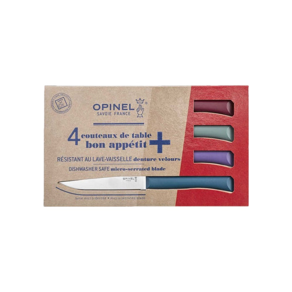 Opinel Bon Appetit+ Steak knife Polymer - Set of 4