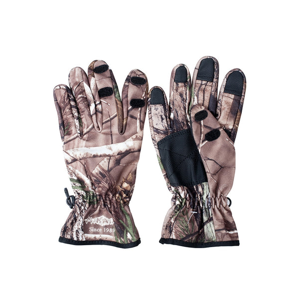 Mikado Angling Gloves - Camoflage