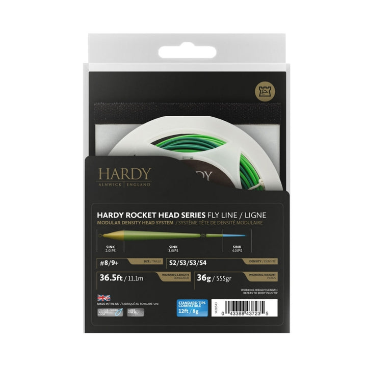 Hardy Rocket Series Salmon Shooting Head Line (Standard Tips Compatible)