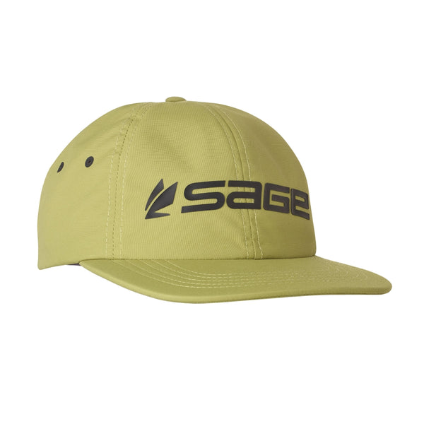 Sage Relaxed Nylon Hat - Logo
