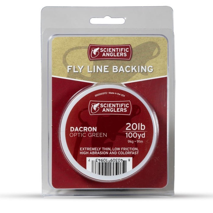Scientific Anglers Fly Line Backing - Dacron Orange, 30Lb/100Yd